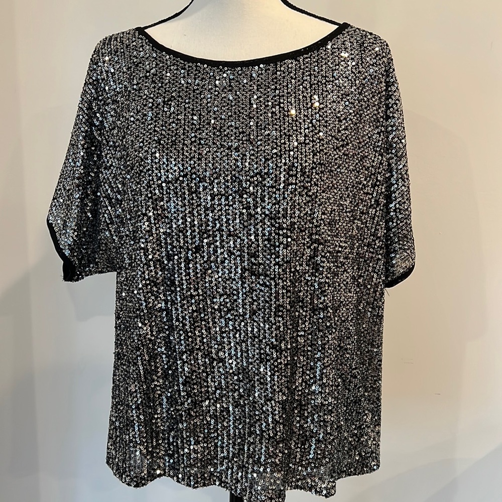 Pretty Guide sequin top size 14